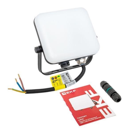 Прожектор светодиодный СДО-4002 20Вт 4000К IP65 с равномерной засветкой LUMA EKF FLL-4002-20-4000 Прожектор светодиодный СДО-4002 20Вт 4000К IP65 с равномерной засветкой LUMA EKF FLL-4002-20-4000