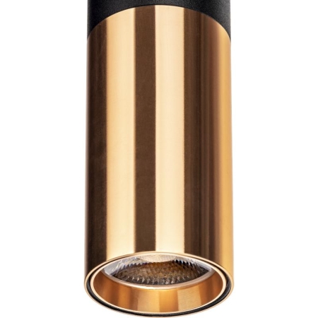 Светильник трековый подвес светодиодный ARTLINE 40х40х300мм 12Вт 960Лм 4000К 230В алюм. 6.4кв.м черн./зол. Ritter 59711 1