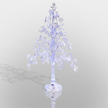 Фигура светодиодная "Ель" 51см 15LED бел. 1Вт IP20 на подставке элементы питания 3хAAA (не в компл.) Neon-Night 513-033