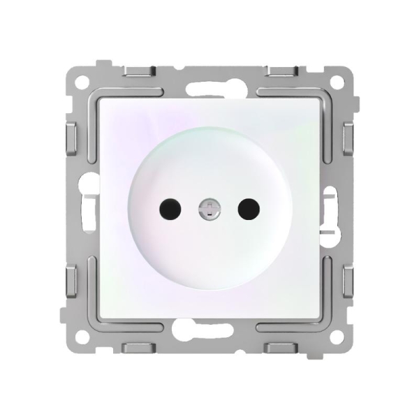 Розетка 1-м СП Pixel 16А IP20 без заземл. механизм перламутр. TOKOV ELECTRIC TKE-PX-R1-C04 Розетка 1-м СП Pixel 16А IP20 без заземл. механизм перламутр. TOKOV ELECTRIC TKE-PX-R1-C04