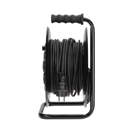 Удлинитель на метал. катушке 4х40 с заземл. IP44 КГ 3х1.5 c защ. крышкой Rexant 13-5012