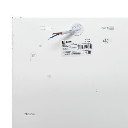 Светильник светодиодный ДВО-1002 36Вт 6500К IP40 595х595х40 опал панель EKF LPL-1002-O-36-6500-40 Светильник светодиодный ДВО-1002 36Вт 6500К IP40 595х595х40 опал панель EKF LPL-1002-O-36-6500-40