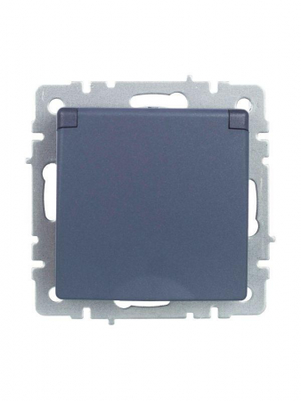 Розетка BRITE РСбш10-3-БрМ 16А IP20 с заземл. защ. шторки с крышкой механизм маренго IEK BR-R16-16-K35 Розетка BRITE РСбш10-3-БрМ 16А IP20 с заземл. защ. шторки с крышкой механизм маренго IEK BR-R16-16-K35