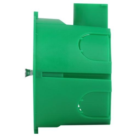 Коробка установочная 68х45мм для твердых стен с саморезами один стыковочный узел IP20 зел. KUTS1-68-45-green Эра Б0061164