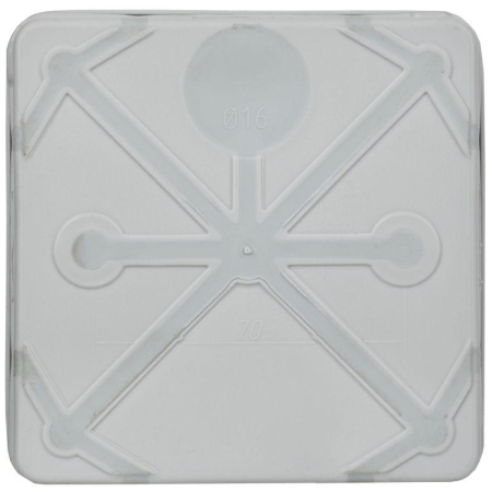 Коробка распаячная ОП КМ42455 100х100х50мм IP67 8 вводов сер. IEK UKO21-100-100-050-K41-66