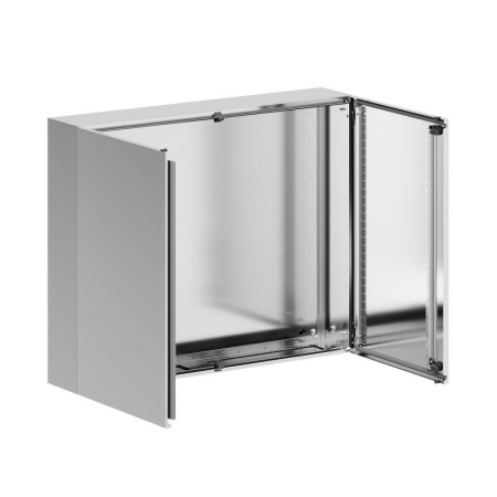 Корпус навесной STH с М/П двухдверный из нержавеющей стали AISI304 800х1000х200мм с фланцем DKC R5STH0812F-304 Корпус навесной STH с М/П двухдверный из нержавеющей стали AISI304 800х1000х200мм с фланцем DKC R5STH0812F-304