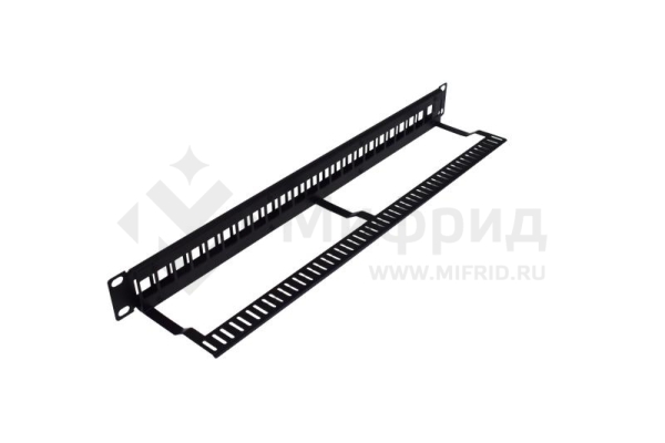 Патч панель наборная 1U 24 порта с задн. кабельным организатором. TOKOV ELECTRIC TKE-PPFK-5E-1U-24P-UTP-CO
