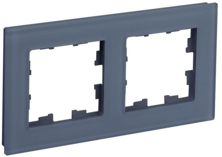 Рамка 2-м BRITE РУ-2-2-Бр стекло маренго матов. IEK BR-M22-G-31-K35 Рамка 2-м BRITE РУ-2-2-Бр стекло маренго матов. IEK BR-M22-G-31-K35