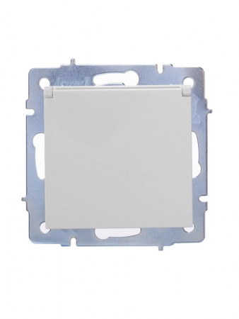 Розетка 1-м СП Vesna с заземл. с крышкой ПБТ механизм бел. LEZARD 742-0288-123B Розетка 1-м СП Vesna с заземл. с крышкой ПБТ механизм бел. LEZARD 742-0288-123B