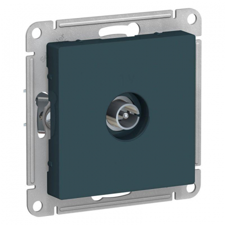 Розетка телевизионная TV AtlasDesign коннектор механизм изумруд SE ATN000893 Розетка телевизионная TV AtlasDesign коннектор механизм изумруд SE ATN000893