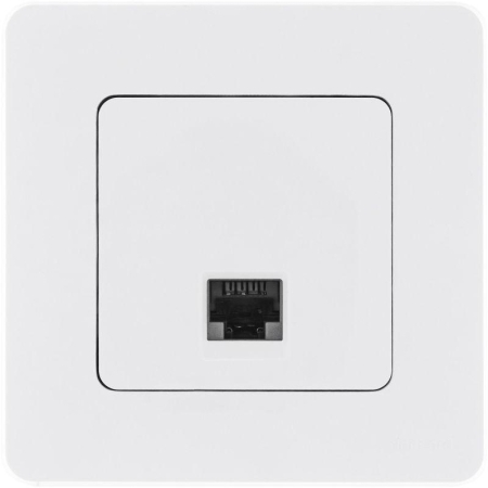 Розетка компьютерная Inspiria RJ45 кат.6 UTP механизм бел. Leg 673830 Розетка компьютерная Inspiria RJ45 кат.6 UTP механизм бел. Leg 673830