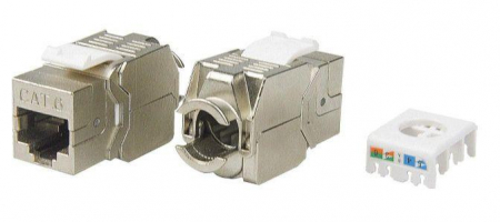 Вставка Keystone Jack RJ-45(8P8C) кат. 6 экранир. 180град. Toolless KJ8-8P8C-C6-180-TLS-SH-F-WH бел. Hyperline 426188 Вставка Keystone Jack RJ-45(8P8C) кат. 6 экранир. 180град. Toolless KJ8-8P8C-C6-180-TLS-SH-F-WH бел. Hyperline 426188