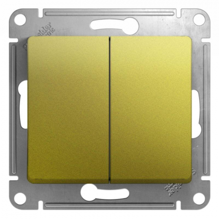 Переключатель проходной 2-кл. СП Glossa 10А IP20 (сх. 6) 10AX механизм фисташк. SE GSL001065 Переключатель проходной 2-кл. СП Glossa 10А IP20 (сх. 6) 10AX механизм фисташк. SE GSL001065