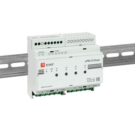 Контроллер ePRO 24 удаленного управления 6вх\4вых 230В WiFi Home EKF ePRO-h-10-4-230-W Контроллер ePRO 24 удаленного управления 6вх\4вых 230В WiFi Home EKF ePRO-h-10-4-230-W