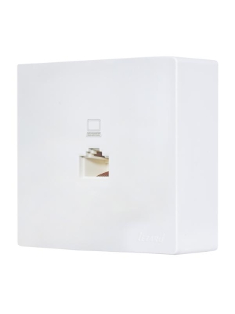 Розетка комп 1-мест. LETO бел. LEZARD 752-0200-139