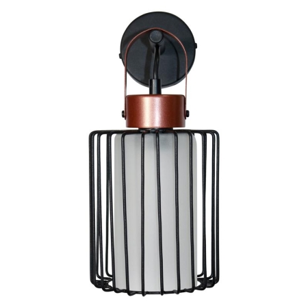 Светильник "Манго" 511 (плафон 9001) НББ 01-60-166 Е27 [ИМ] настен. черн.муар медь Элетех 1005405090