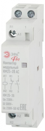 Контактор модульный КМ25-20 AC PRO NO-902-292 ЭРА Б0049157 Контактор модульный КМ25-20 AC PRO NO-902-292 ЭРА Б0049157