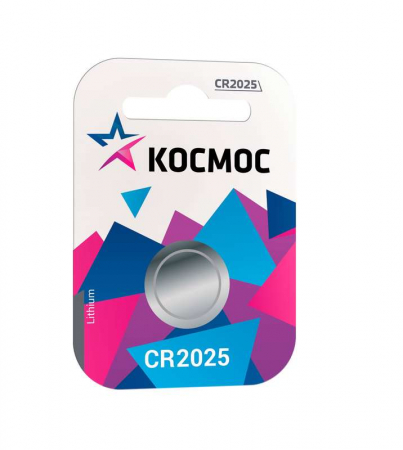 Элемент питания литиевый CR2025 1хBL (блист.1шт) КОСМОС KOC20251BL Элемент питания литиевый CR2025 1хBL (блист.1шт) КОСМОС KOC20251BL