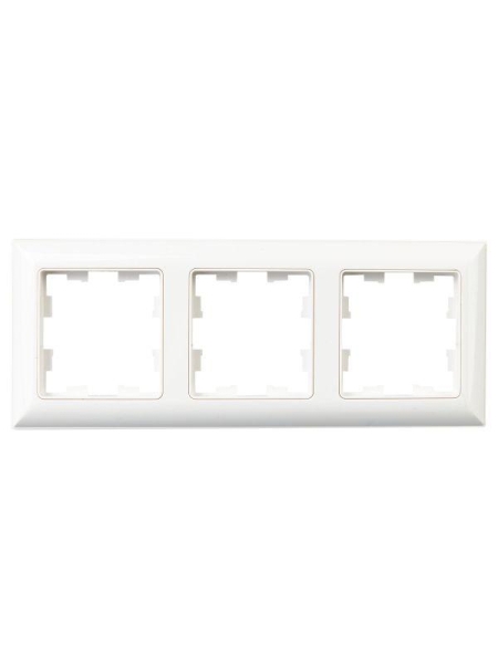 Рамка 3-м BRITE РУ-3-Бр бел./бел. IEK BR-M32-12-K01