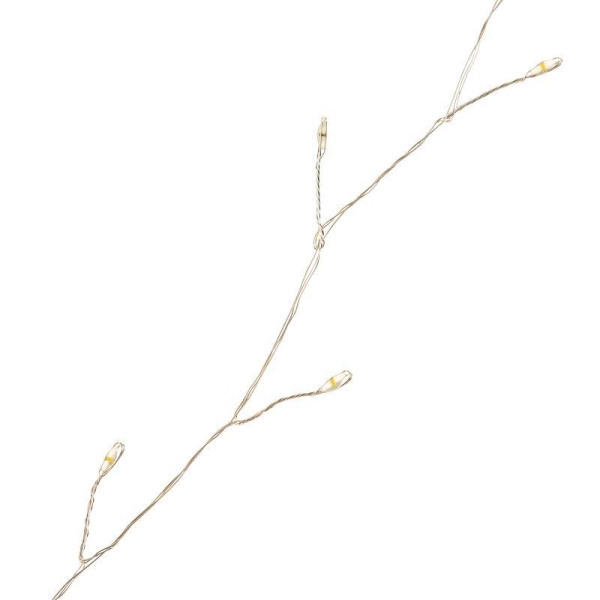 Гирлянда светодиодная "Роса "Фейерверк" 10м 250LED тепл. бел. 7.2Вт IP20 с контроллером на катушке Neon-Night 303-436