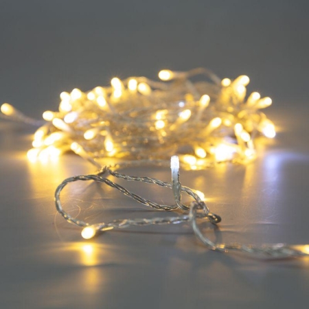 Гирлянда светодиодная "Нить" 20м 150LED тепл. бел. 3.4Вт 230В IP44 эффект мерцания провод прозр. Neon-Night 305-566 Гирлянда светодиодная "Нить" 20м 150LED тепл. бел. 3.4Вт 230В IP44 эффект мерцания провод прозр. Neon-Night 305-566