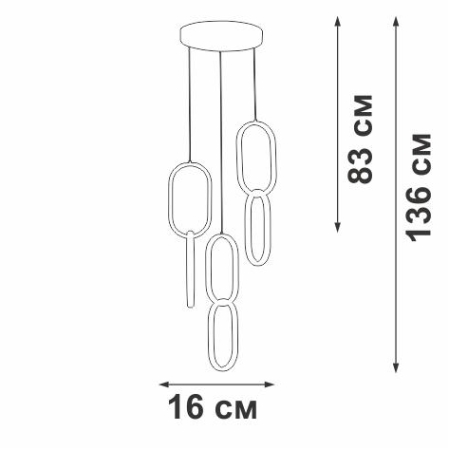 Светильник светодиодный LED 24Вт 3900-4200К 1700лм Vitaluce V3081-1/1S Светильник светодиодный LED 24Вт 3900-4200К 1700лм Vitaluce V3081-1/1S