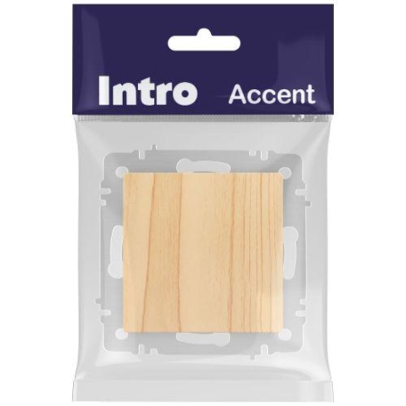 Переключатель перекрестный 1-кл. СП Accent 6-108-11 10А IP20 250В сосна Intro Б0063600