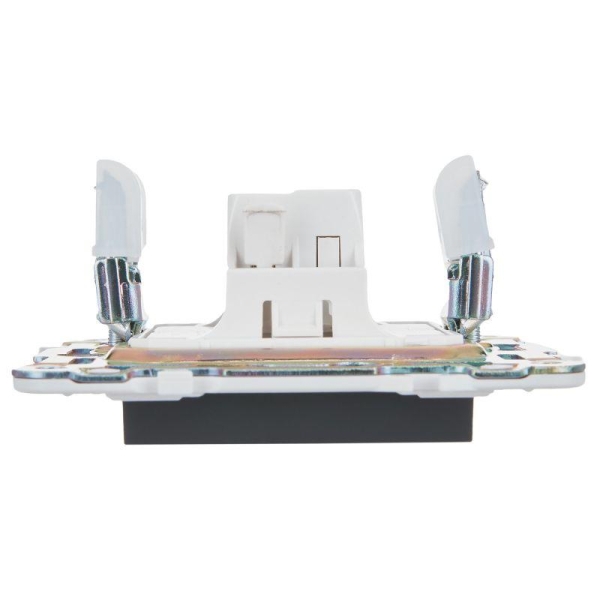 Выключатель 1-кл. SKANDY 10А SK-V07G с индикацией графит IEK SK-V10-1-10-K53