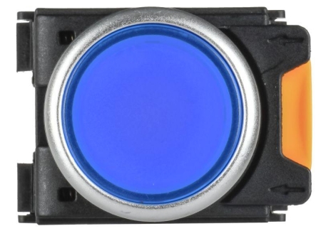 Кнопка d22мм 1НО+1НЗ MASTER син. IEK MI-BT60-11-3-22-K07