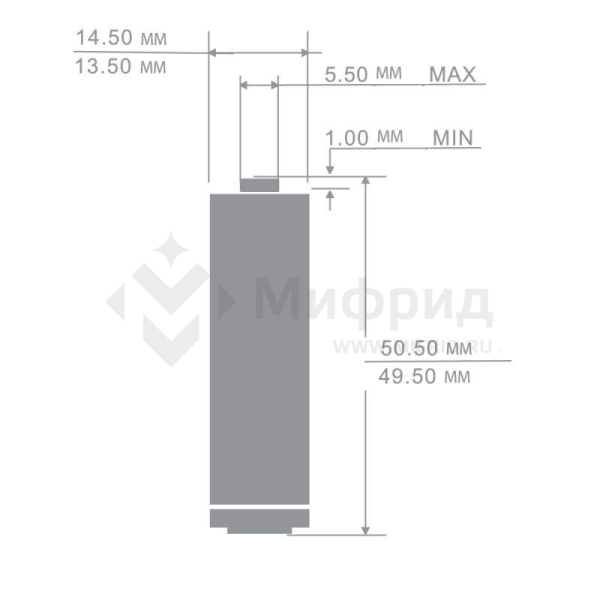 Аккумулятор AA/R6 2700мА.ч NI-MN BP-2 металлик (блист.2шт) Camelion 7371