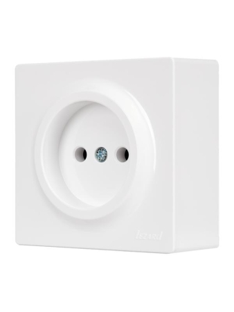 Розетка 1-мес. без заземл. LETO ПБТ бел. LEZARD 752-0200-121B Розетка 1-мес. без заземл. LETO ПБТ бел. LEZARD 752-0200-121B