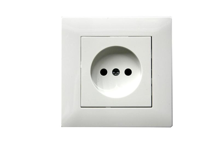 Розетка 1-м Karea RIZZ без заземл. керамика бел. Makel 88001002 Розетка 1-м Karea RIZZ без заземл. керамика бел. Makel 88001002