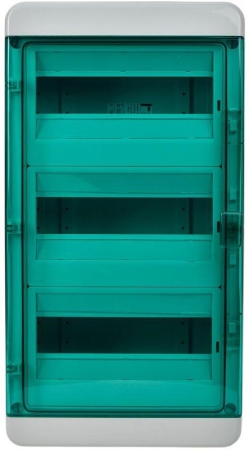 Корпус КМПн-36 TEKFOR IP65 зел. прозр. дверь пластик. IEK TF5-KP72-N-36-65-K03-K06