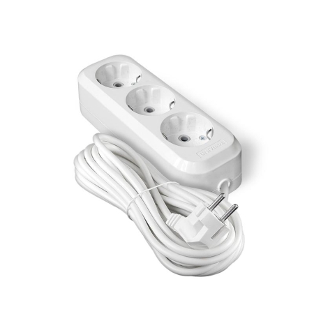 Удлинитель 3х7м с заземл. IP20 Е-303А ПВС 3х1.5 Universal 1724 Удлинитель 3х7м с заземл. IP20 Е-303А ПВС 3х1.5 Universal 1724