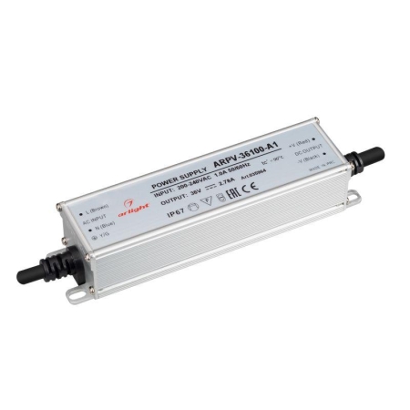 Блок питания ARPV-36100-A1 36В 2.78А 100Вт IP67 металл Arlight 035964 Блок питания ARPV-36100-A1 36В 2.78А 100Вт IP67 металл Arlight 035964