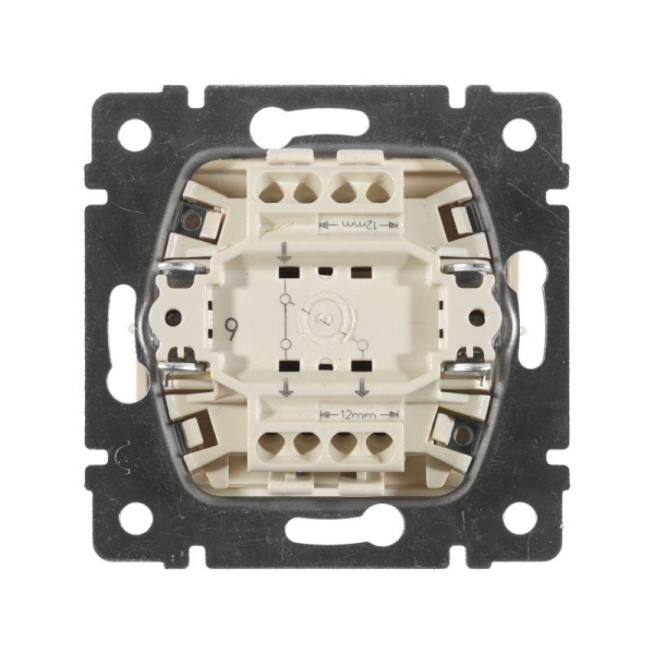 Переключатель проходной 1-кл. СП Valena 10А IP31 250В механизм сл. кость IEK 774306 Переключатель проходной 1-кл. СП Valena 10А IP31 250В механизм сл. кость IEK 774306