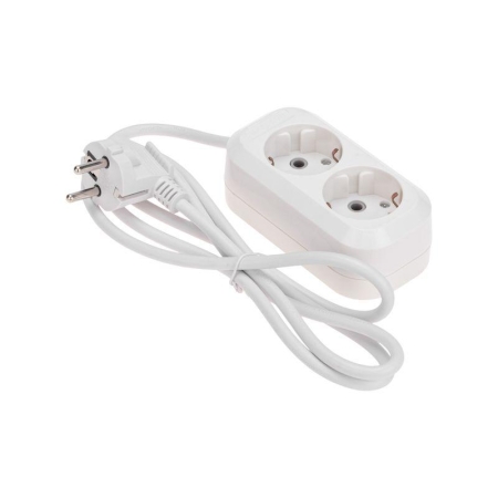 Удлинитель 2х1.5м с заземл. 3х0.75 бел. PROCONNECT 13-4202 Удлинитель 2х1.5м с заземл. 3х0.75 бел. PROCONNECT 13-4202
