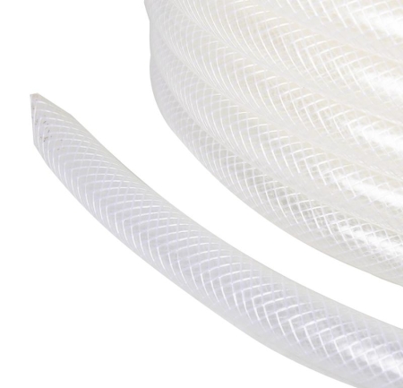 Шланг поливочный "Силикон" трехслойный армированный 3/4дюйм 50м прозр. Вихрь 73/7/2/32