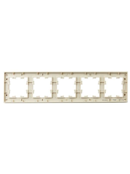 Рамка 5-м BRITE РУ-5-Бр беж. рифленый IEK BR-M52-51-K10 Рамка 5-м BRITE РУ-5-Бр беж. рифленый IEK BR-M52-51-K10