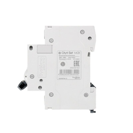 Выключатель автоматический модульный 4п B 63А 4.5кА City9 Set 400В SE C9F14463 Выключатель автоматический модульный 4п B 63А 4.5кА City9 Set 400В SE C9F14463