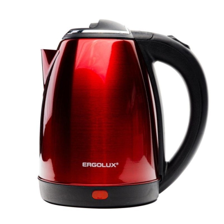 Чайник ELX-KS05-C04 1.8л 220-240В 1600Вт нерж.сталь красн. ПРОМО Ergolux 14926
