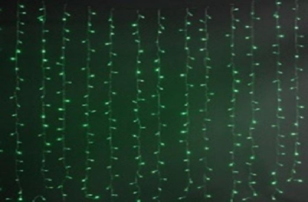 Гирлянда "Занавес" LDCL544-G-E 544 зел. светодиодов 1.5х2.2м 16 нитей соединяемый до 8шт для помещений SHLights 4690601035578 Гирлянда "Занавес" LDCL544-G-E 544 зел. светодиодов 1.5х2.2м 16 нитей соединяемый до 8шт для помещений SHLights 4690601035578