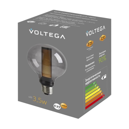 Лампа светодиодная Loft Led G95 4Вт 1800К E27 Voltega 8577 Лампа светодиодная Loft Led G95 4Вт 1800К E27 Voltega 8577