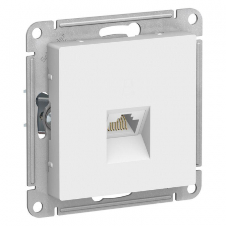 Розетка компьютерная AtlasDesign RJ45 кат.6A механизм бел. SE ATN000186 Розетка компьютерная AtlasDesign RJ45 кат.6A механизм бел. SE ATN000186