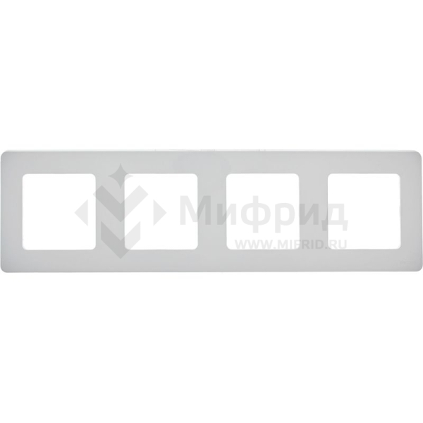 Рамка 4-м СП Inspiria IP20 бел. IEK 673960