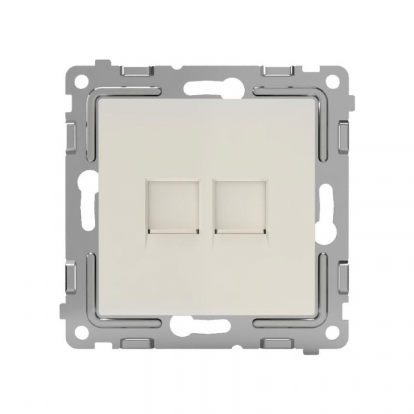 Розетка компьютерная 2-м СП Pixel RJ45 кат.5E механизм беж. TOKOV ELECTRIC TKE-PX-RC2-C02 Розетка компьютерная 2-м СП Pixel RJ45 кат.5E механизм беж. TOKOV ELECTRIC TKE-PX-RC2-C02