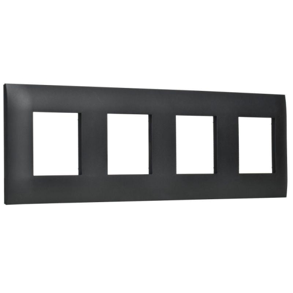 Рамка 4-м SKANDY SK-F04Bl черн. IEK SK-M42-K02 Рамка 4-м SKANDY SK-F04Bl черн. IEK SK-M42-K02