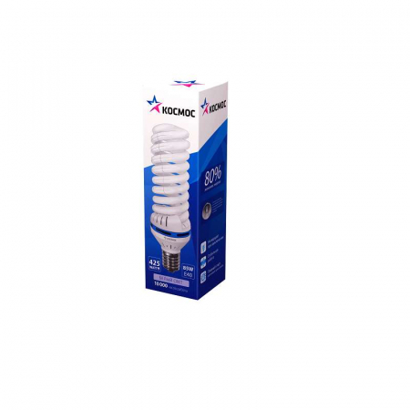 Лампа люминесцентная компакт. SPC 85Вт E40 спиральная 4200К КОСМОС LKsmT5SPC85WE4042_m Лампа люминесцентная компакт. SPC 85Вт E40 спиральная 4200К КОСМОС LKsmT5SPC85WE4042_m