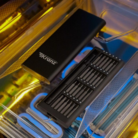 Набор отверток для точных работ RA-03 25 предметов Kranz KR-12-4753 Набор отверток для точных работ RA-03 25 предметов Kranz KR-12-4753