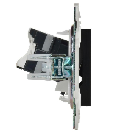 Розетка компьютерная RJ45 кат.5E SKANDY SK-K01Bl черн. IEK SK-K10-1-K02 Розетка компьютерная RJ45 кат.5E SKANDY SK-K01Bl черн. IEK SK-K10-1-K02